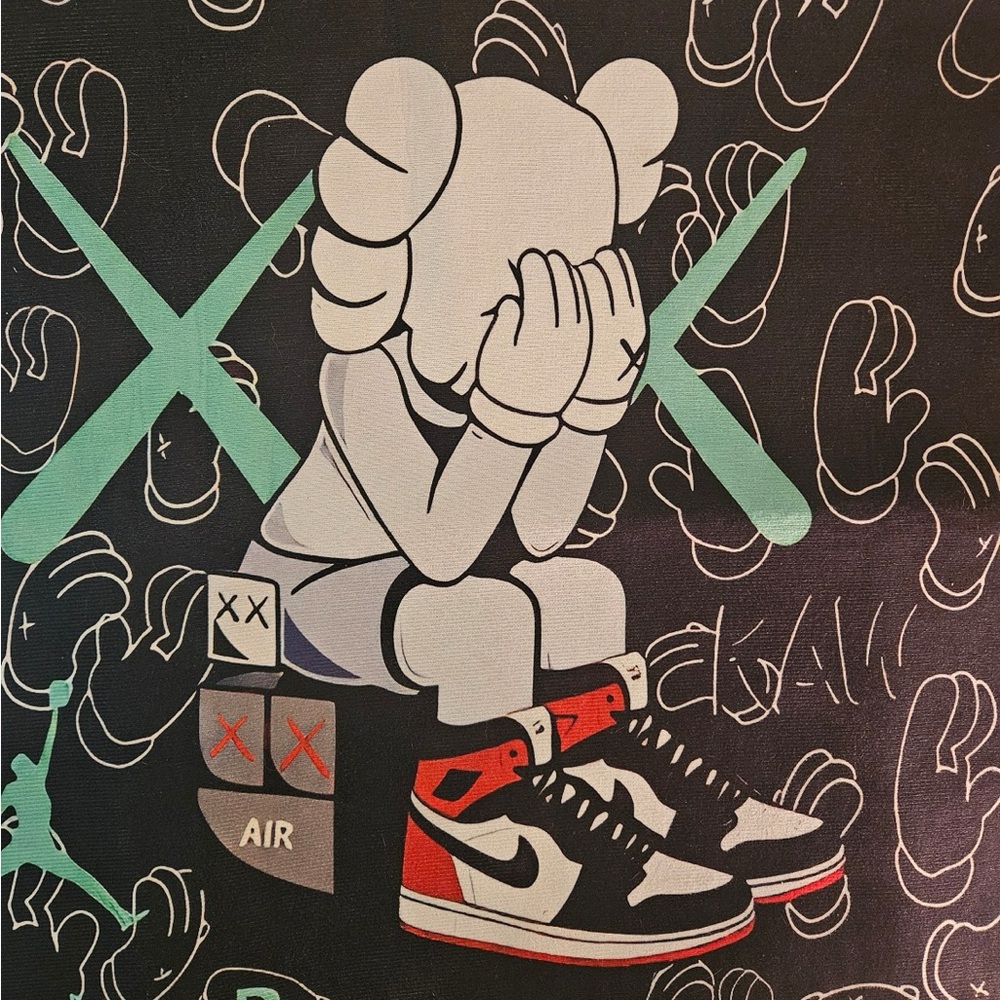 KAWSxJordan Collab Large Non-Slip Rug